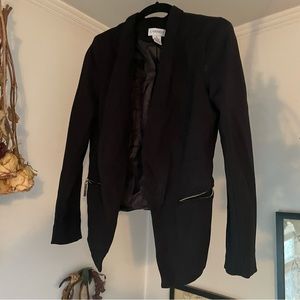 Black Carmen Marc Valvo Blazer Size 6